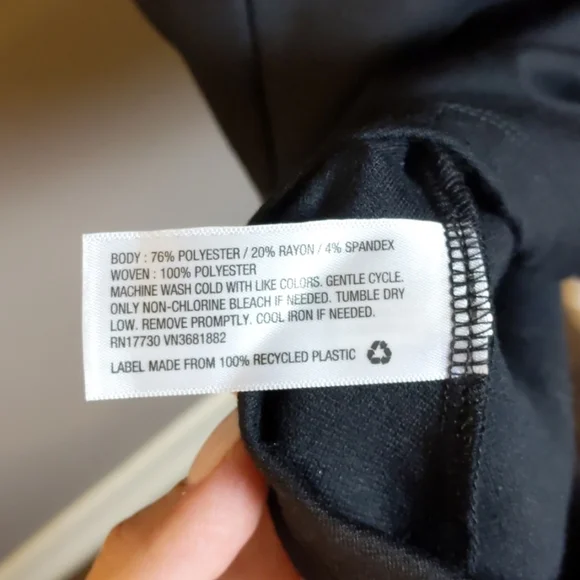 Black A-Line Dress - Picture 3 of 3